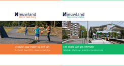 Desktop Screenshot of nieuwland.nl
