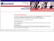 Tablet Screenshot of detacheringen.nieuwland.nl