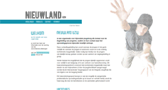 Desktop Screenshot of nieuwland.be